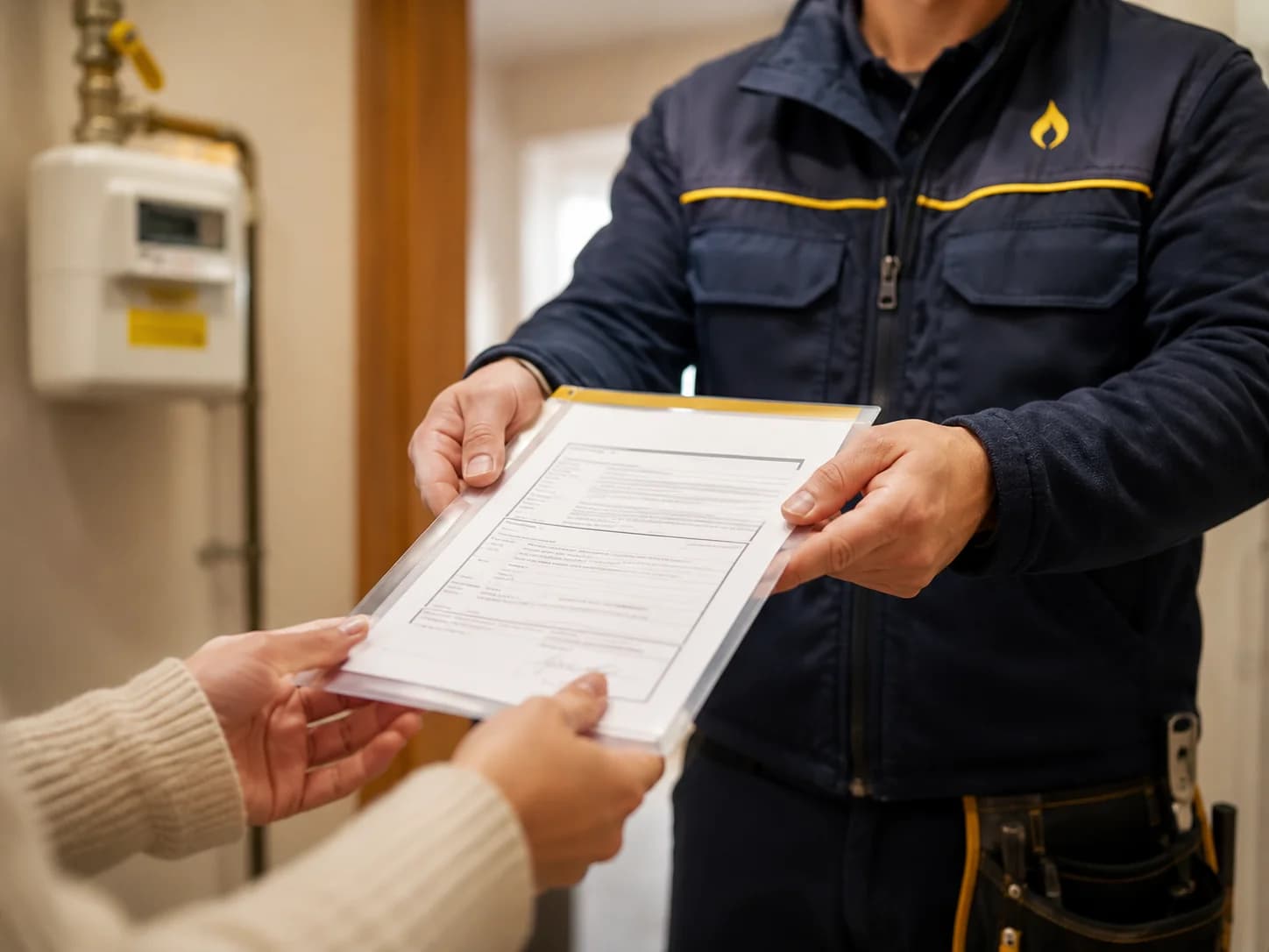 Contactar instalador gas autorizado ante dudas normativas
