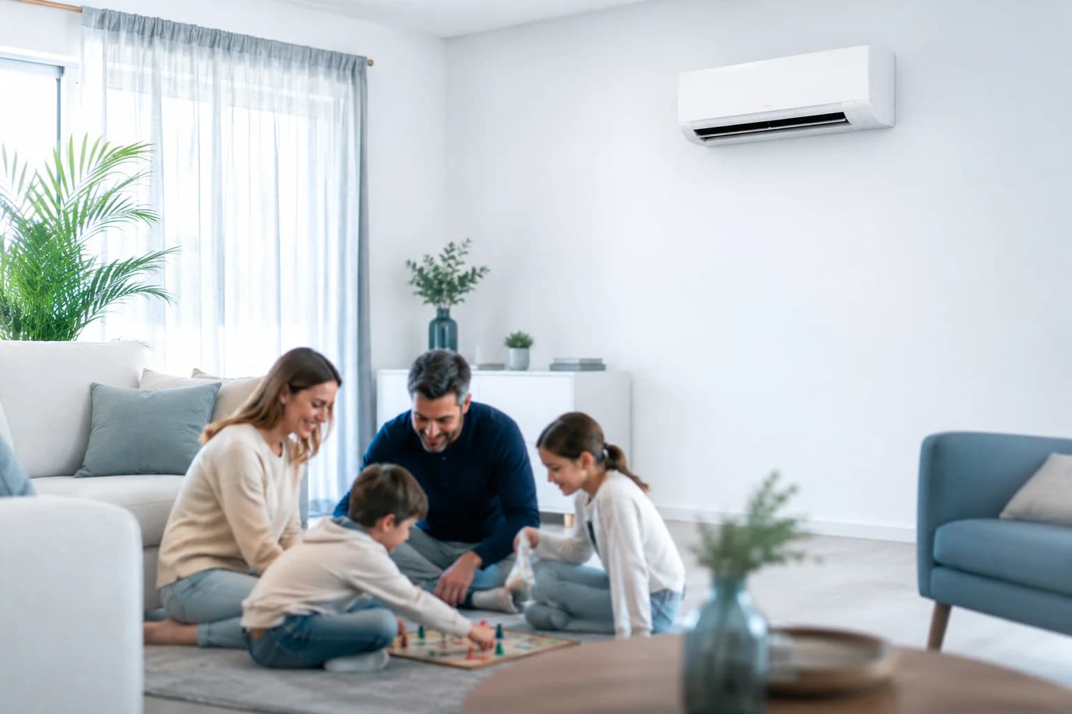 Aire acondicionado en salón: confort y ambiente saludable